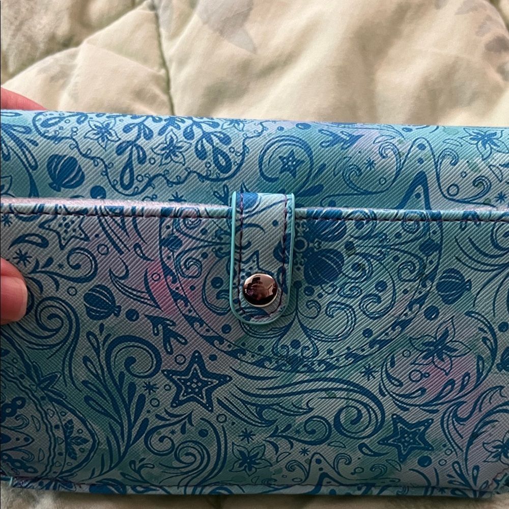 Disney Cruise Line Exclusive Little Mermaid Ariel Collection Wristlet Wallet Sea - Picture 7 of 8